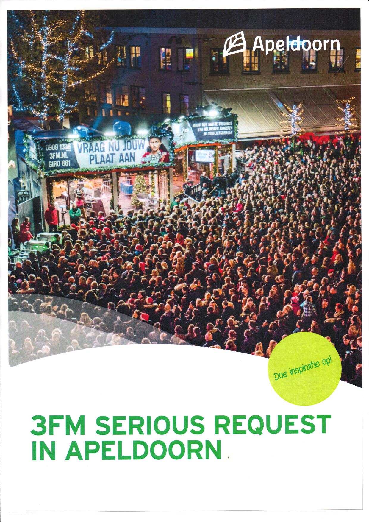 3FM Serious Request in Apeldoorn