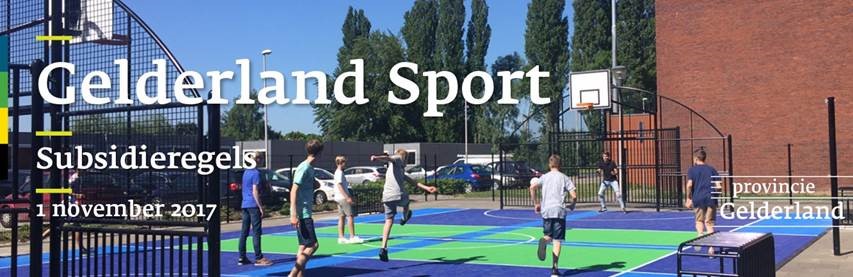Nieuwe en aangepaste subsidieregelingen Gelderland Sport 
