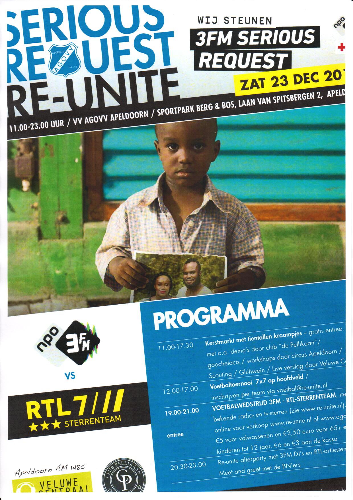 AGOVV Serious Request 23 december 2017