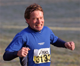 AV ’34 atleet NK op de 10 kilometer bij de mannen 50 jaar