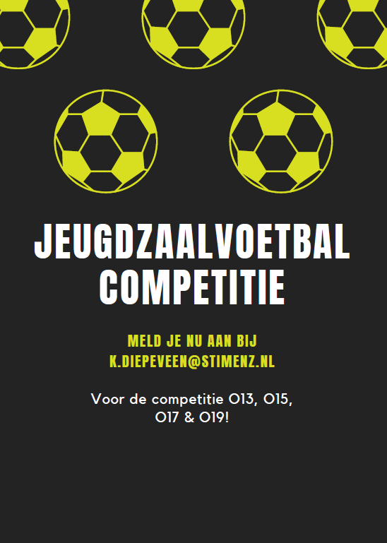 Jeugdzaalvoetbal competitie Apeldoorn