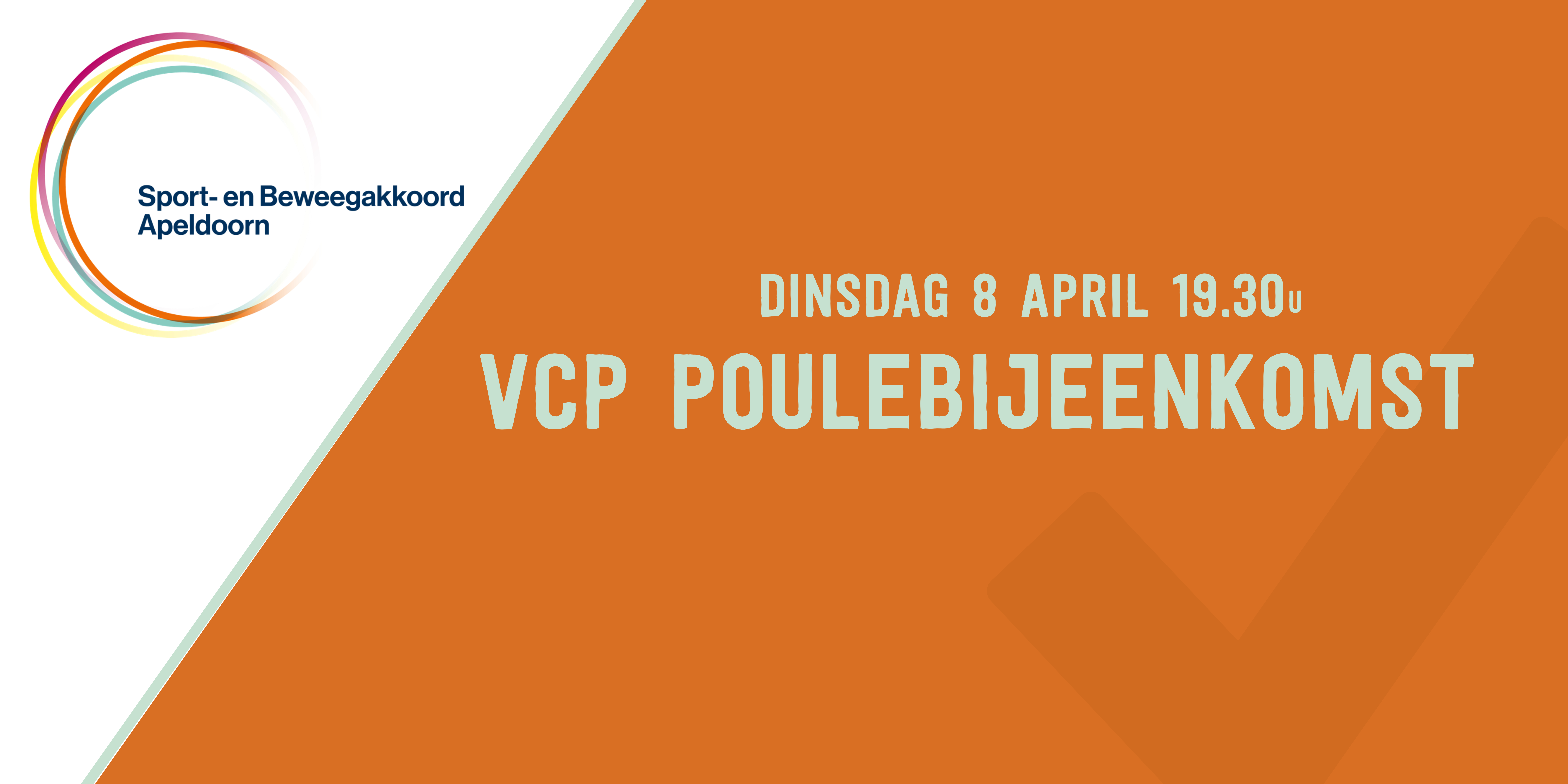 VCP Poulebijeenkomst 8 april bij ZVV'56