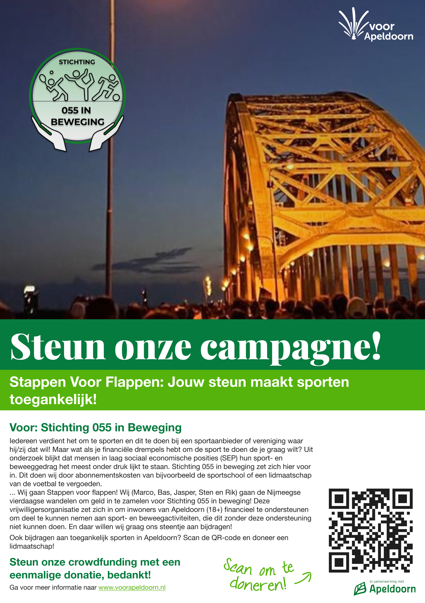 Campagne Stappen voor Flappen