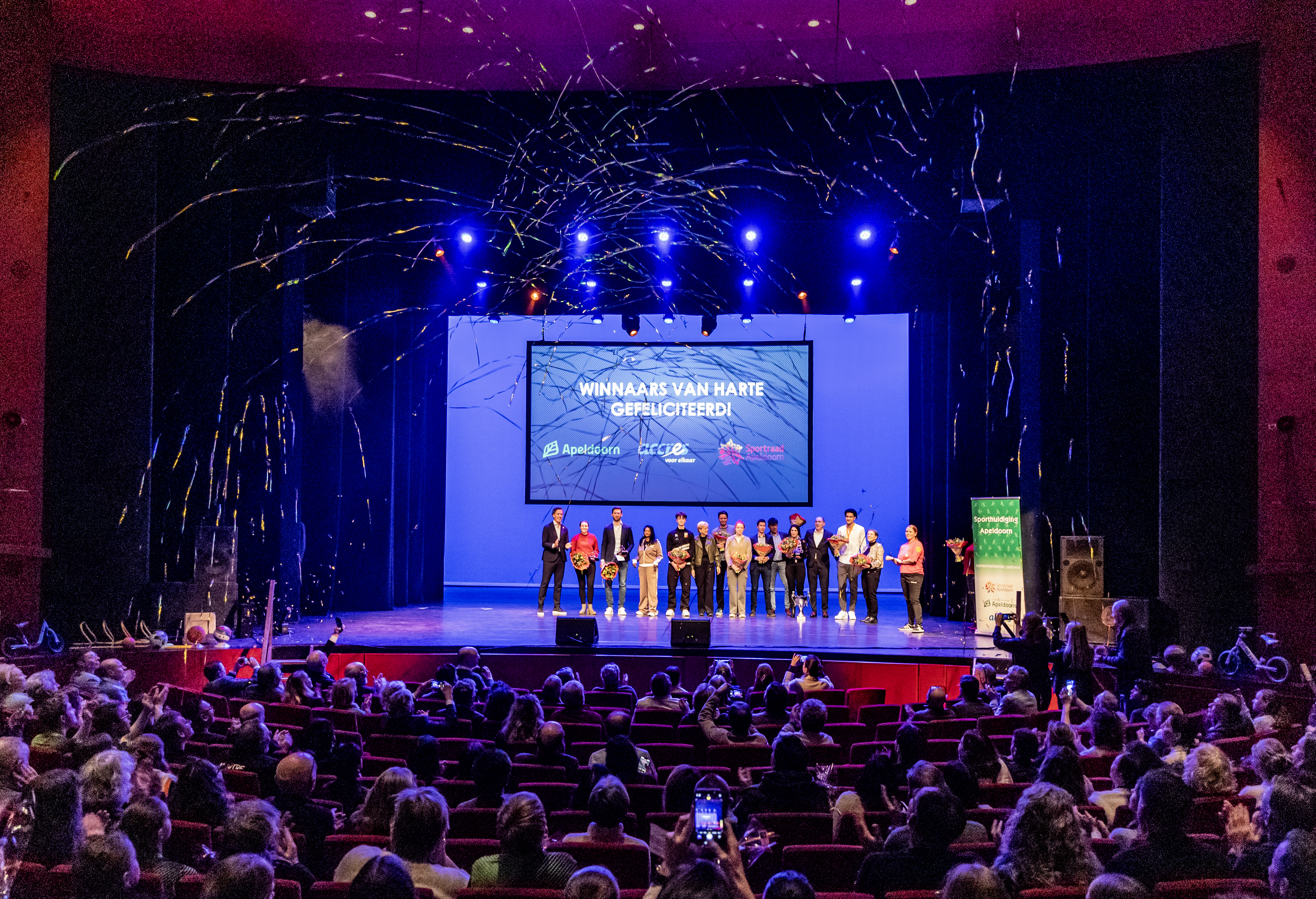 Apeldoornse Sporthuldiging 2025 op woensdag 25 februari 2026 in Schouwburg Orpheus