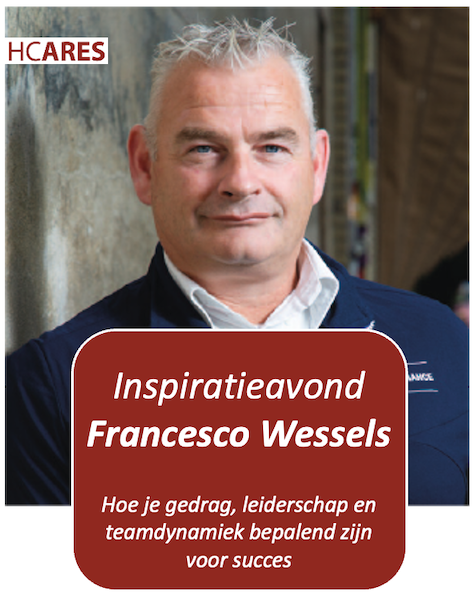 Inspiratie avond met Francesco Wessels (NOC*NSF), woensdag 26 november, HC Ares